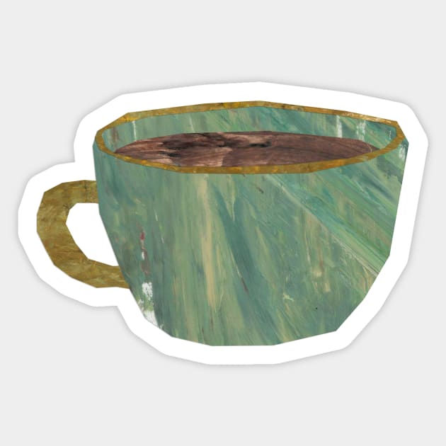 Cup Sticker by Babban Gaelg